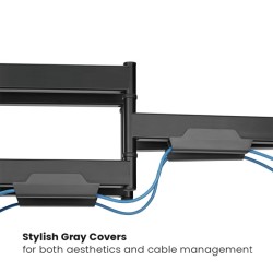 Brateck TV Mount - LPA77-466 - 60x40 Turn 4-Arm 54cm Ext — Buy in Cyprus with Fast Delivery