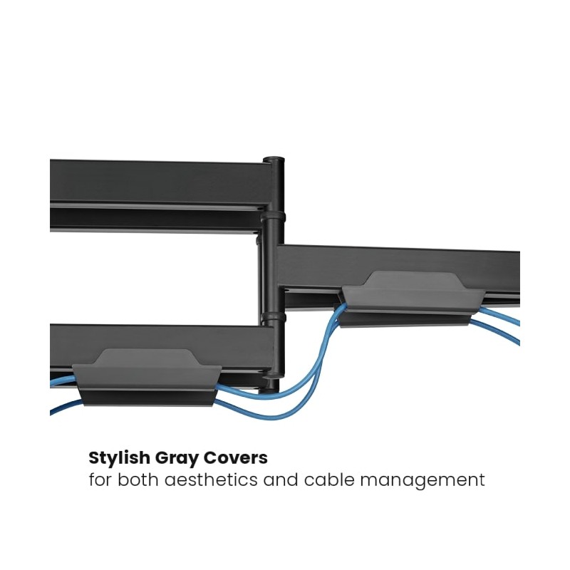 Brateck TV Mount - LPA77-466 - 60x40 Turn 4-Arm 54cm Ext — Buy in Cyprus with Fast Delivery