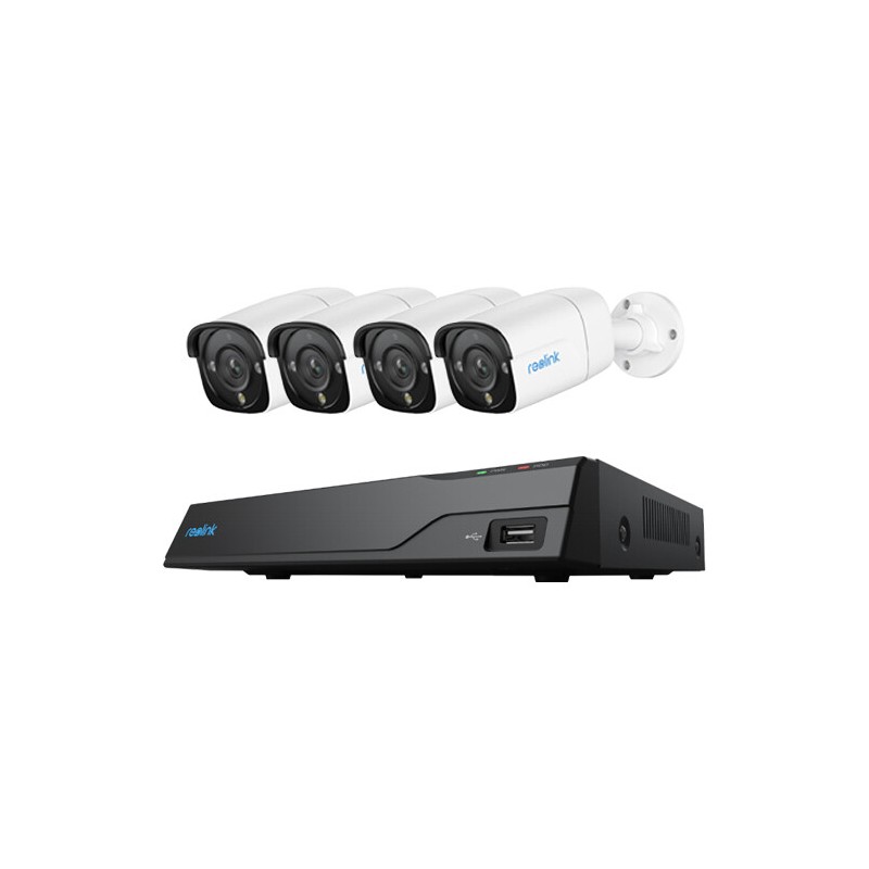 Reolink KIT 8xChNVR+4x12MP Bullet+2TB NVR - RLK8-1200B4-A - NVS8-12MB4 — Buy in Cyprus with Fast Delivery