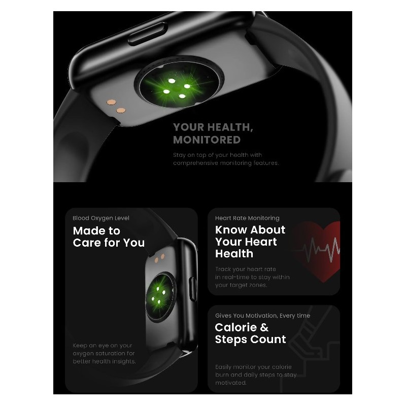 HiFuture Fashion SmartWatch - EVO2 - Black — Buy in Cyprus with Fast Delivery