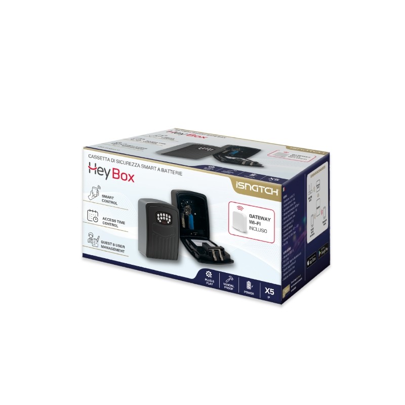 GBC HeyBox Smart Key Safe Box - Controlled via App, Keypad, Battery Powered — Buy in Cyprus with Fast Delivery