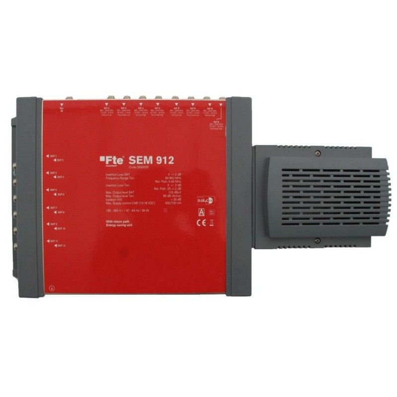 FTE SEM Series 9 12 Active Multiswitch - SEM912 - SEM Series 9 12 Active Multiswitch — Buy in Cyprus with Fast Delivery
