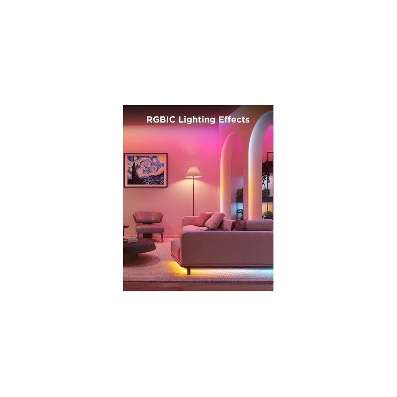 Govee LED Light Strip RGBIC Smart WiFi & BT with Protective Coating 5m - H612A - RGBIC, Smart, WiFi & BT, Protective Coating, 5m