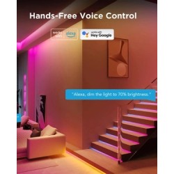 Govee LED Light Strip RGBIC Smart WiFi & BT with Protective Coating 5m - H612A - RGBIC, Smart, WiFi & BT, Protective Coating, 5m