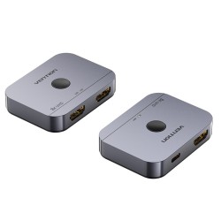 Vention HDMI Switch - AKPH0 - 2-Port 8K 2.1 Bi-Directional Metal — Buy in Cyprus with Fast Delivery