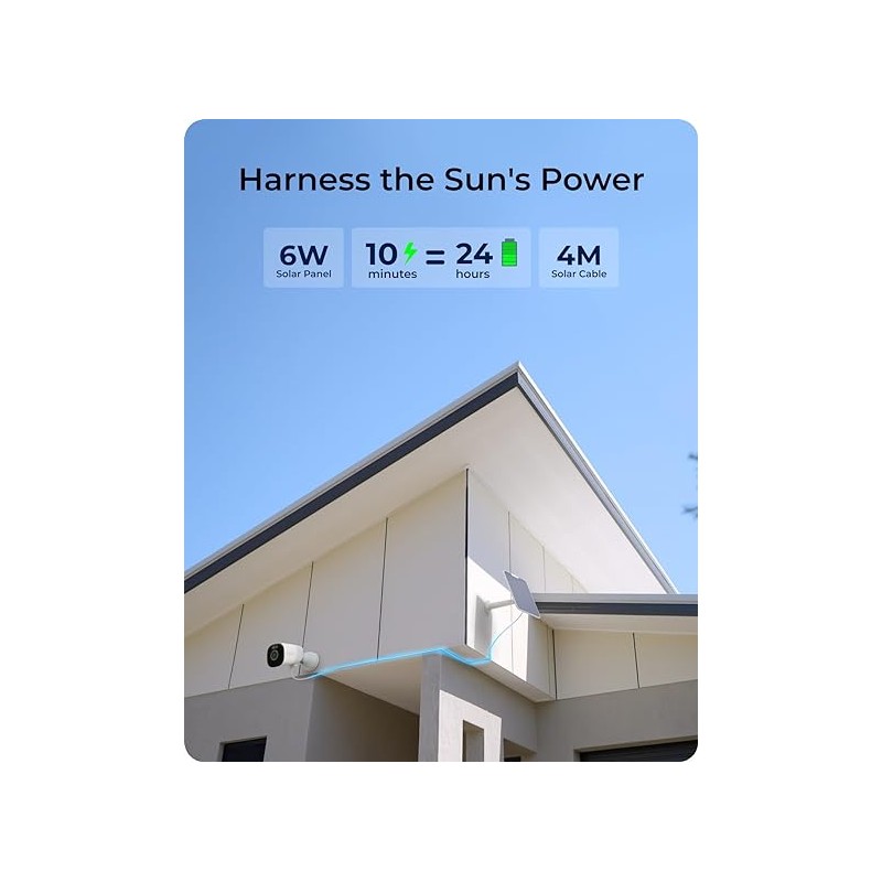 Reolink BP Outdoor Battery Camera 4K - ARGUS Eco Ultra - Human,Pet,Vehicle Detection — Buy in Cyprus with Fast Delivery