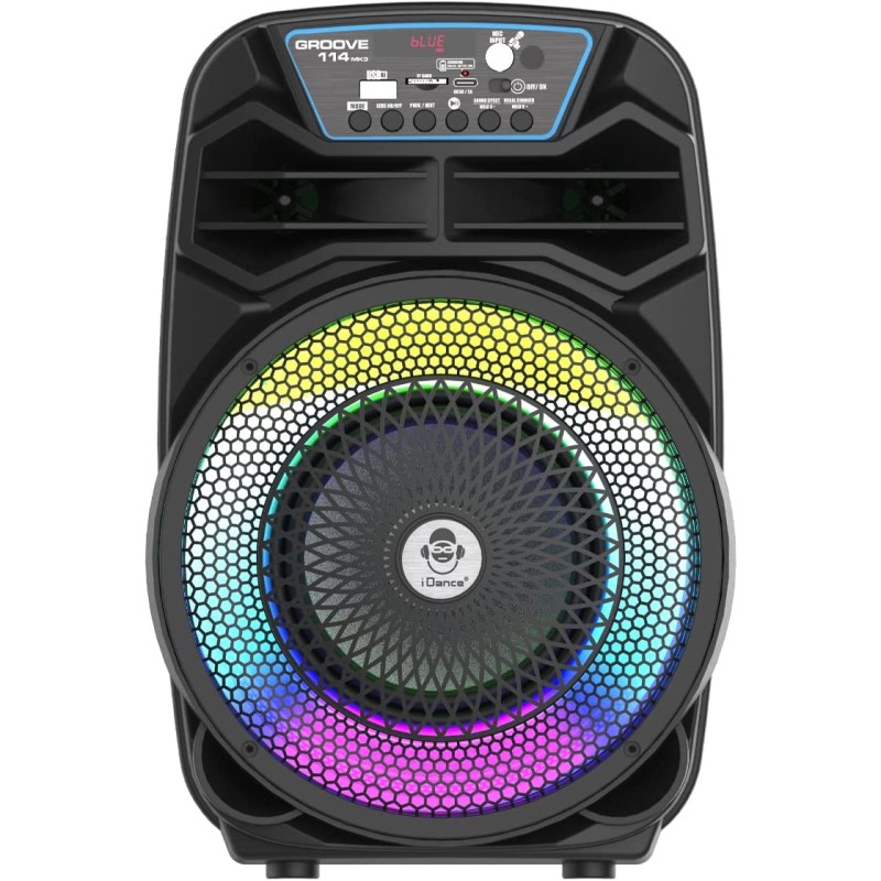 iDance Groove Karaoke Speaker - 114mk3 - with 1 Wired Mic BT & USB — Buy in Cyprus with Fast Delivery