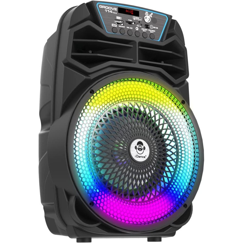 iDance Groove Karaoke Speaker - 114mk3 - with 1 Wired Mic BT & USB — Buy in Cyprus with Fast Delivery