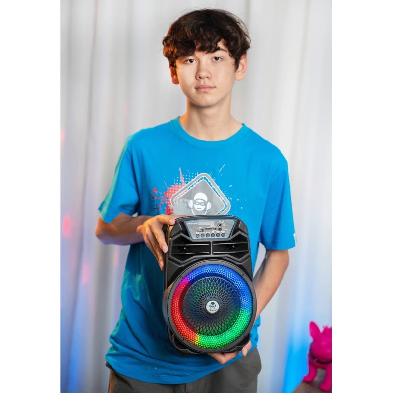 iDance Groove Karaoke Speaker - 114mk3 - with 1 Wired Mic BT & USB — Buy in Cyprus with Fast Delivery