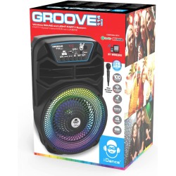 iDance Groove Karaoke Speaker - 114mk3 - with 1 Wired Mic BT & USB — Buy in Cyprus with Fast Delivery