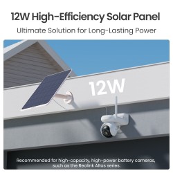 Reolink BPS Solar Panel - 3 - for Reolink Battery Cameras White 12W (Type C) — Buy in Cyprus with Fast Delivery
