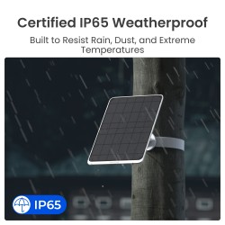 Reolink BPS Solar Panel - 3 - for Reolink Battery Cameras White 12W (Type C) — Buy in Cyprus with Fast Delivery