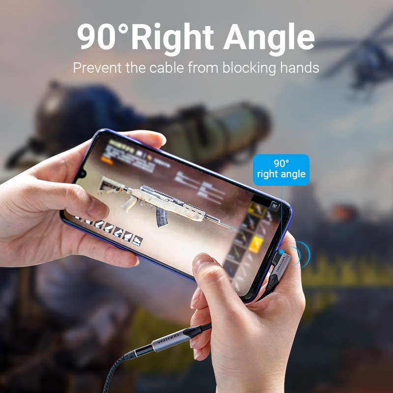 Vention Audio Converter - BGLHA - USB-C to 3.5mm Female RA Adaptor — Buy in Cyprus with Fast Delivery