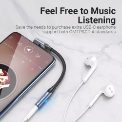 Vention Audio Converter - BGLHA - USB-C to 3.5mm Female RA Adaptor — Buy in Cyprus with Fast Delivery