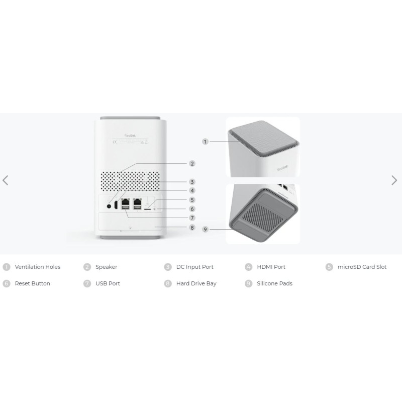 Reolink HUB Home Hub Pro - 24 Cameras — Buy in Cyprus with Fast Delivery