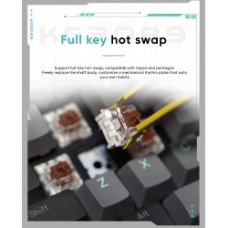 Thunderobot Black Mechanical Gaming Keyboard - KG3089 - 89 Red Switch Keys — Buy in Cyprus with Fast Delivery