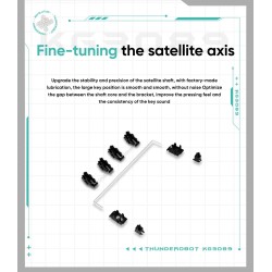 Thunderobot Black Mechanical Gaming Keyboard - KG3089 - 89 Red Switch Keys — Buy in Cyprus with Fast Delivery