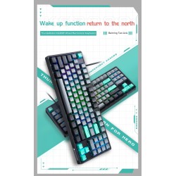 Thunderobot Black Mechanical Gaming Keyboard - KG3089 - 89 Red Switch Keys — Buy in Cyprus with Fast Delivery