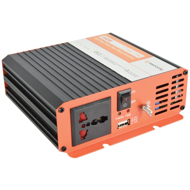 Mercury Inverter - 652.100UK - 12VDC 300W Pure Sine Wave Inverter+USB — Buy in Cyprus with Fast Delivery