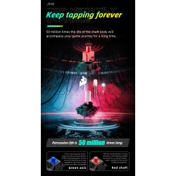 Thunderobot Mechanical Gaming Keyboard - KG3089R - Black 89 Red Switch Keys — Buy in Cyprus with Fast Delivery