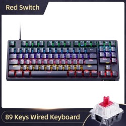 Thunderobot Mechanical Gaming Keyboard - KG3089R - Black 89 Red Switch Keys — Buy in Cyprus with Fast Delivery