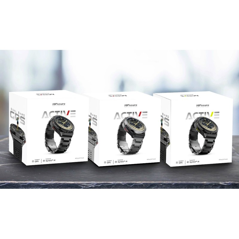 HiFuture Adventure GPS SmartWatch - ACTIVE Black Red — Buy in Cyprus with Fast Delivery