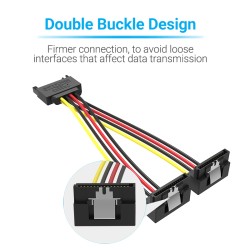 Vention IT Cable SATA 15P M to 2x15P F Power Splitter - KDBBB - 0.15m — Buy in Cyprus with Fast Delivery