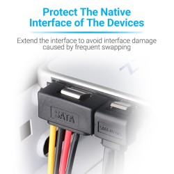 Vention IT Cable SATA 15P M to 2x15P F Power Splitter - KDBBB - 0.15m — Buy in Cyprus with Fast Delivery