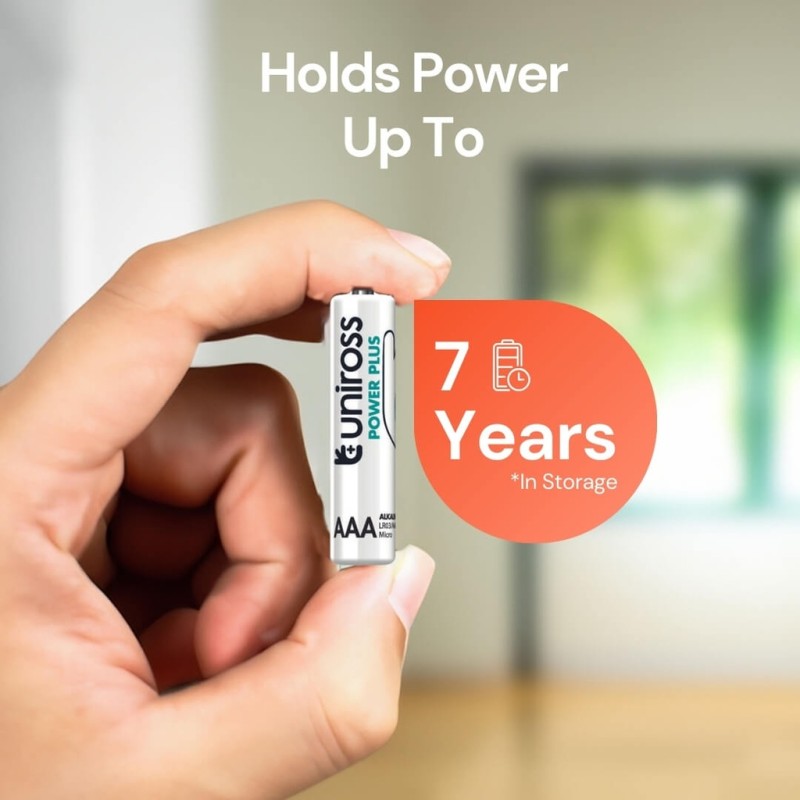Uniross Alkaline AAA Power Plus - Box of 24 Pcs — Buy in Cyprus with Fast Delivery