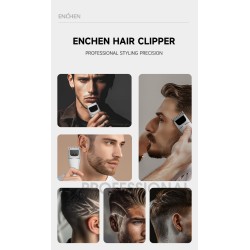 Enchen Hair Clipper - BOOST 2 - USB-C 1200mAh Black — Buy in Cyprus with Fast Delivery