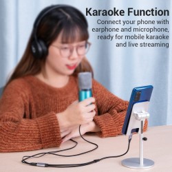 Vention USB-C to 2x3.5mm TRS Cable Adaptor - BGPHY - 0.3m — Buy in Cyprus with Fast Delivery