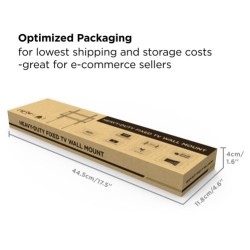 Brateck TV Mount 40x40 Fixed - LP72-44F - 40x40, Fixed — Buy in Cyprus with Fast Delivery