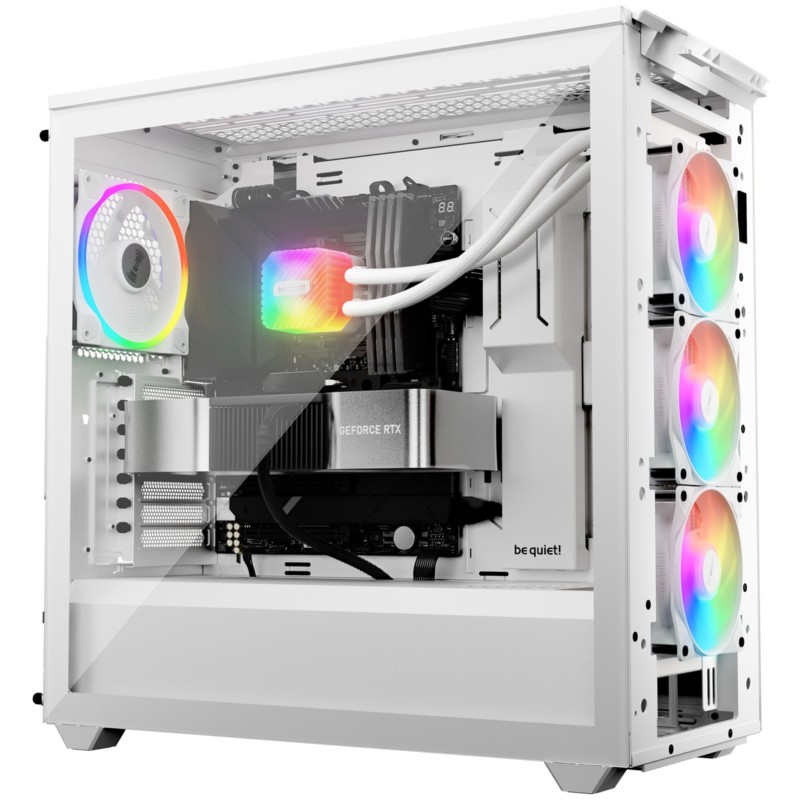 be quiet! Light Loop 360mm White - BW023 - 360mm AIO CPU Liquid Cooler, White, 3x120mm ARGB PWM Fans