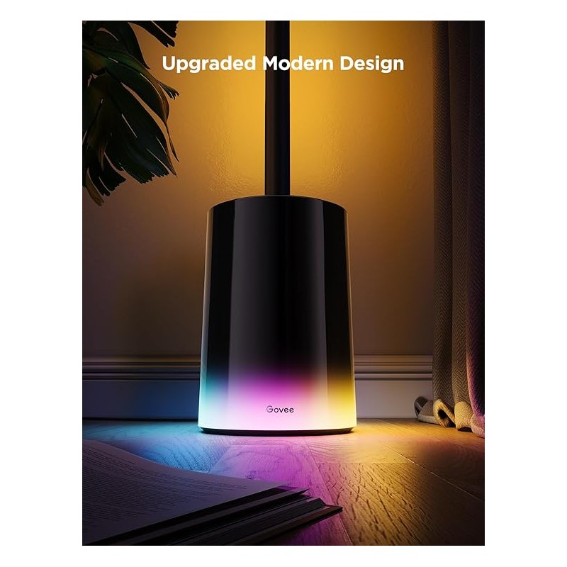 Govee Lamp Floor Smart RGBICWW Supports Matter - H607C - Floor Lamp 2 Black — Buy in Cyprus with Fast Delivery