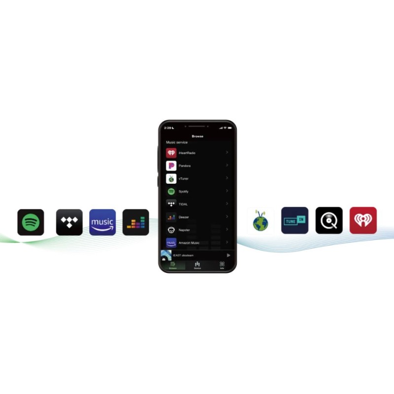 iEast PRO Amplifier - AMP80v2 - Wireless Multi-Room Stereo Amplifier 2x80W@4ohms — Buy in Cyprus with Fast Delivery