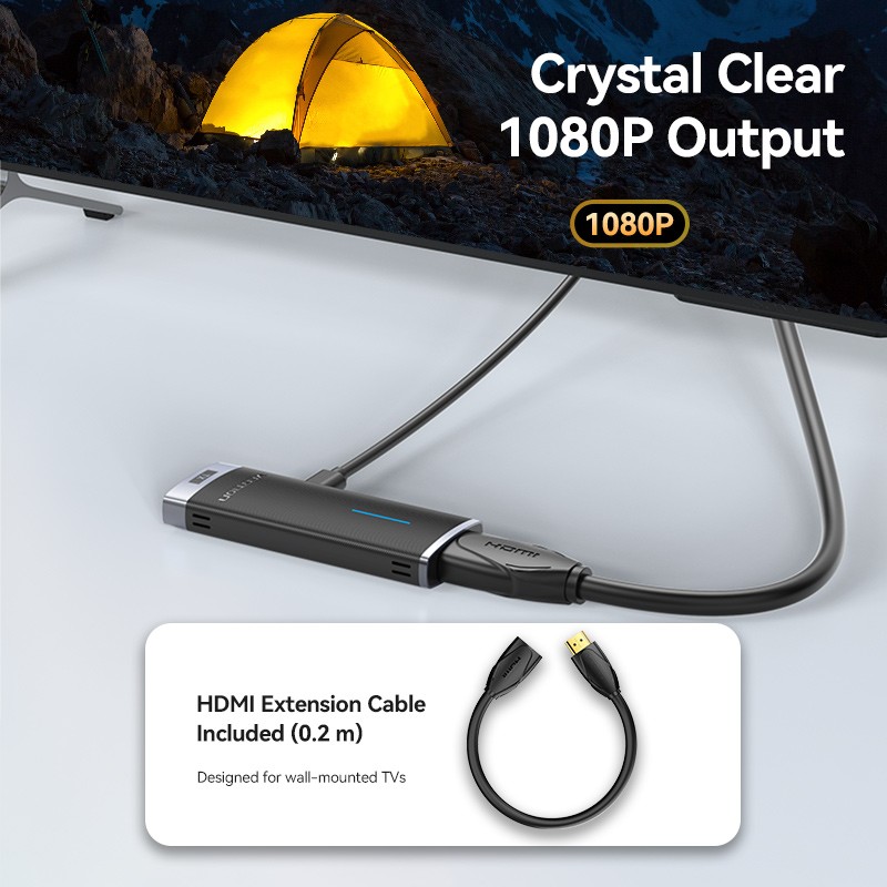Vention HDMI Wireless Transmitter-Receiver Kit - ADCB0 - 5GHz 1080p — Buy in Cyprus with Fast Delivery