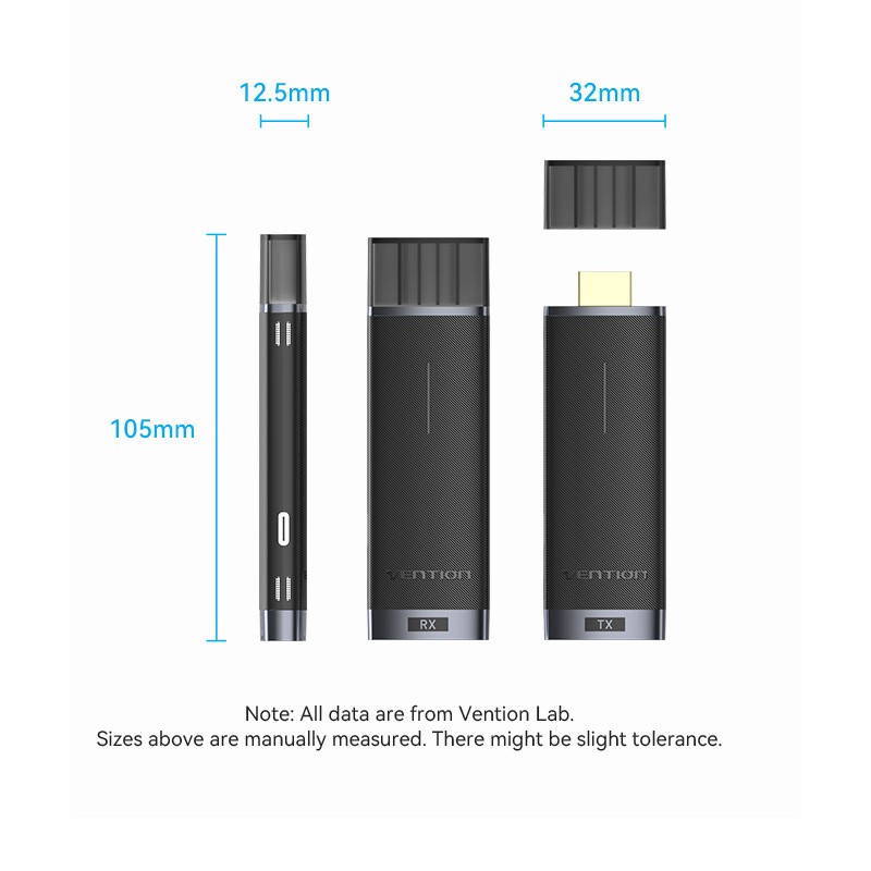 Vention HDMI Wireless Transmitter-Receiver Kit - ADCB0 - 5GHz 1080p — Buy in Cyprus with Fast Delivery