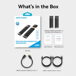 Vention HDMI Wireless Transmitter-Receiver Kit - ADCB0 - 5GHz 1080p — Buy in Cyprus with Fast Delivery