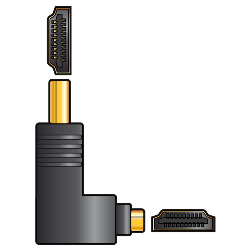 Av:Link HDMI Right Angle Adaptor - 122.399UK - HDMI Right Angle Adaptor — Buy in Cyprus with Fast Delivery
