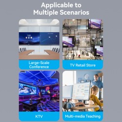 Vention HDMI Splitter - AKQB0-UK - 8-Port 4K 1.4 with UK PSU — Buy in Cyprus with Fast Delivery