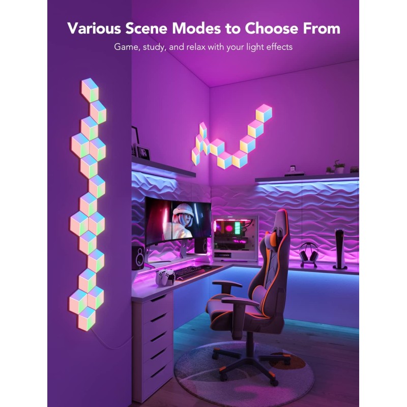 Govee Gaming Wall Glide Hexa Pro Light Panels - H6066 - 10pack — Buy in Cyprus with Fast Delivery
