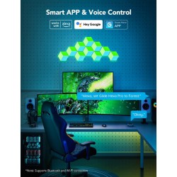 Govee Gaming Wall Glide Hexa Pro Light Panels - H6066 - 10pack — Buy in Cyprus with Fast Delivery