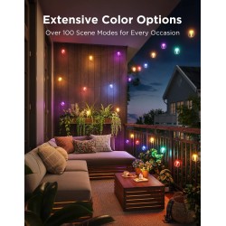 Govee Outdoor Smart String Lights - H7025CB1 - RGBICW — Buy in Cyprus with Fast Delivery