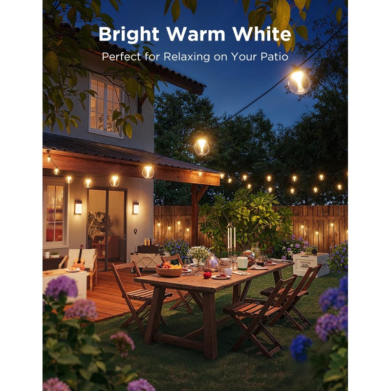 Govee Outdoor Smart String Lights - H7025CB1 - RGBICW — Buy in Cyprus with Fast Delivery