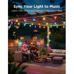 Govee Outdoor Smart String Lights - H7025CB1 - RGBICW — Buy in Cyprus with Fast Delivery