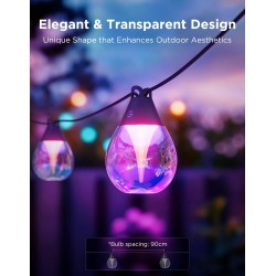 Govee Outdoor Smart String Lights - H7025CB1 - RGBICW — Buy in Cyprus with Fast Delivery