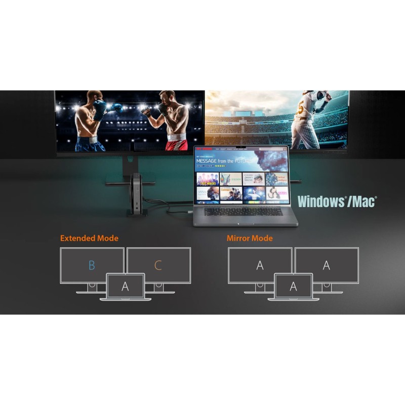 j5create Dock USB-C Dual Display 4K MST MacBookM3 HDMI RJ45 SD USB PD + Wireless Charger + 140W PSU UK JCD3199P