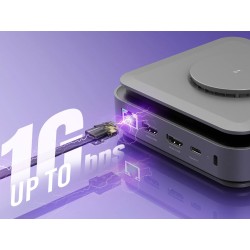 j5create Dock USB-C Dual Display 4K MST MacBookM3 HDMI RJ45 SD USB PD + Wireless Charger + 140W PSU UK JCD3199P