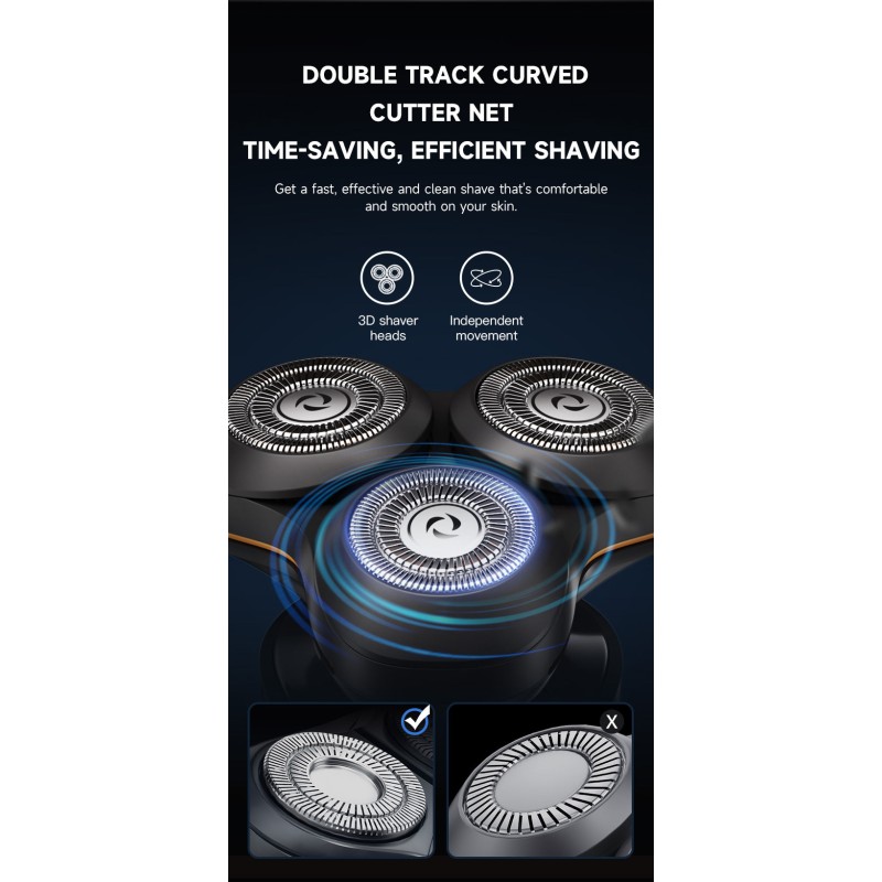 Enchen Shaver - X8S-C - 5-in-1 Grooming Kit USB-C 600mAh — Buy in Cyprus with Fast Delivery