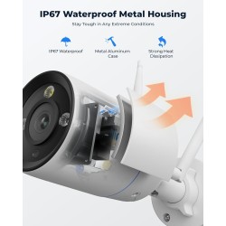 Reolink WIFI Outdoor Camera - RLC-810WA - WIFI Outdoor Camera 8MP — Buy in Cyprus with Fast Delivery